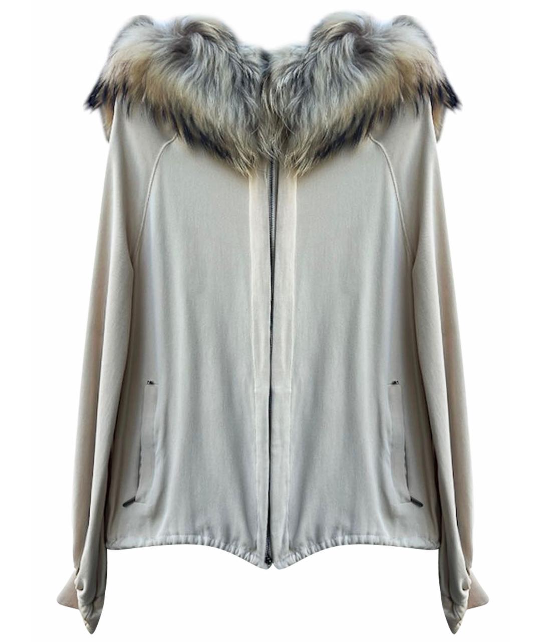 SPORTMAX Бежевая шелковая блузы, фото 1