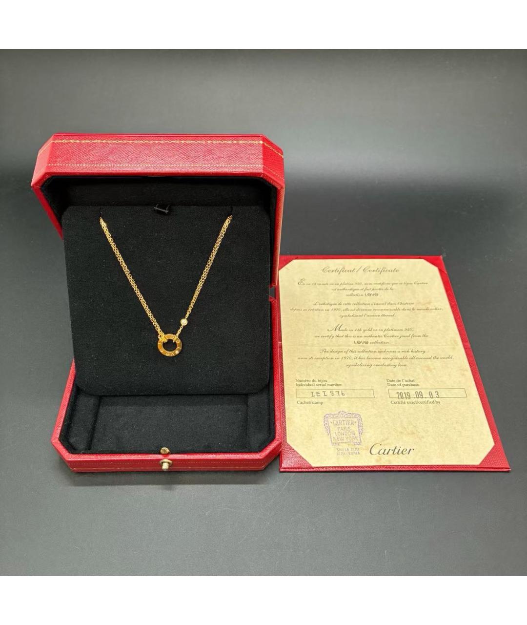 CARTIER Желтое колье из желтого золота, фото 4