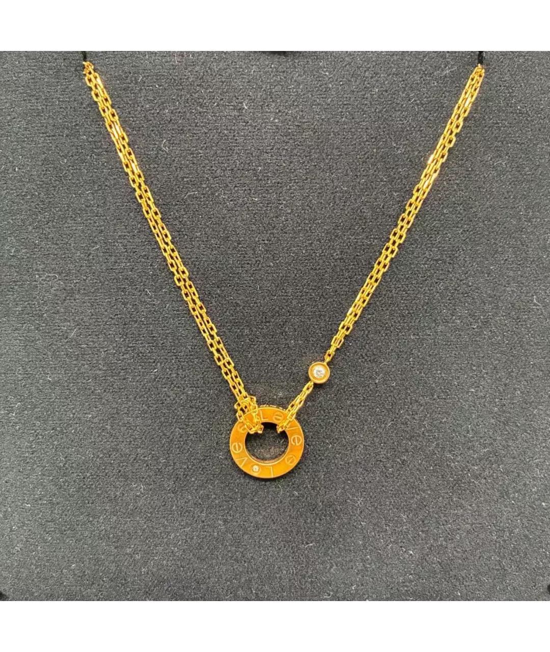 CARTIER Желтое колье из желтого золота, фото 5