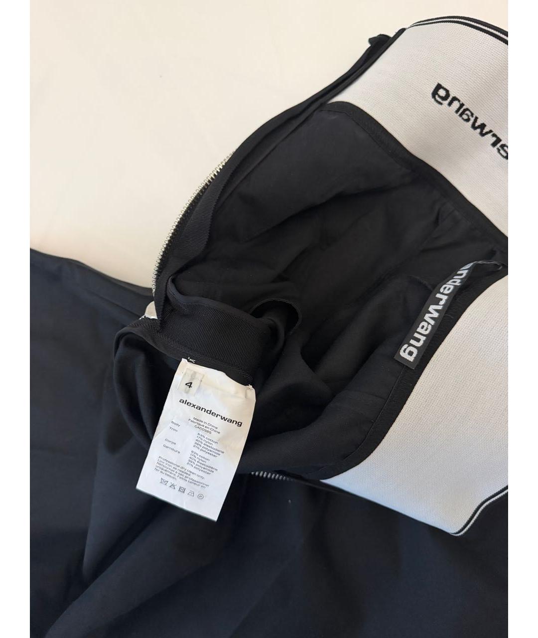 ALEXANDER WANG Черные брюки широкие, фото 4