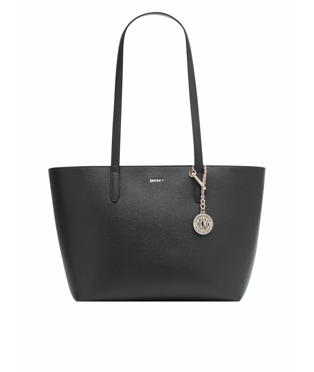 DKNY Черная сумка тоут из искусственной кожи, фото 1