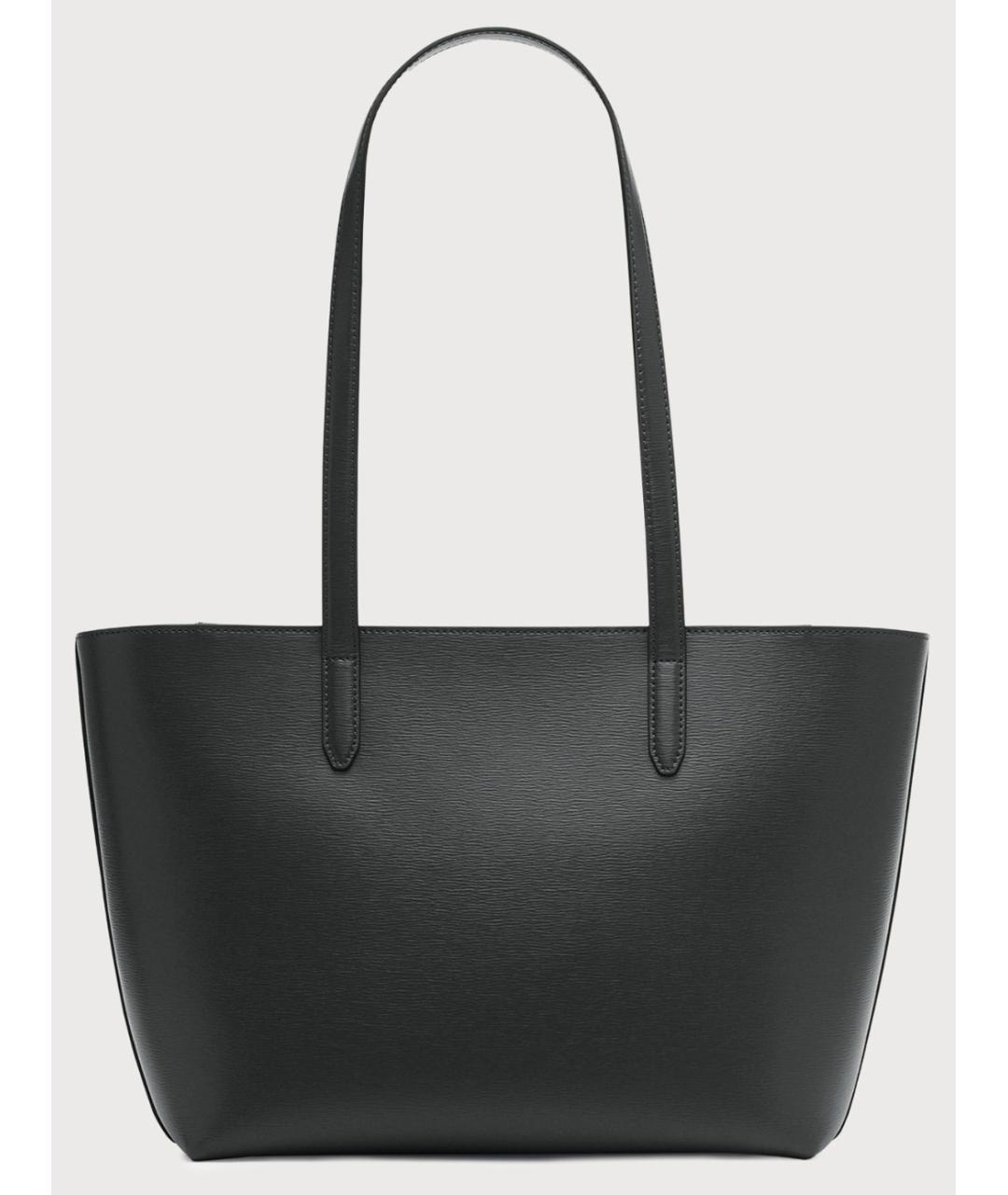 DKNY Черная сумка тоут из искусственной кожи, фото 4