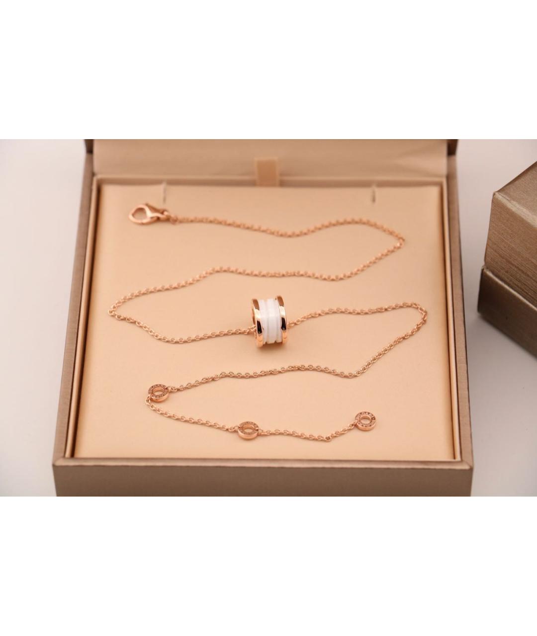 BVLGARI Золотое колье из розового золота, фото 3