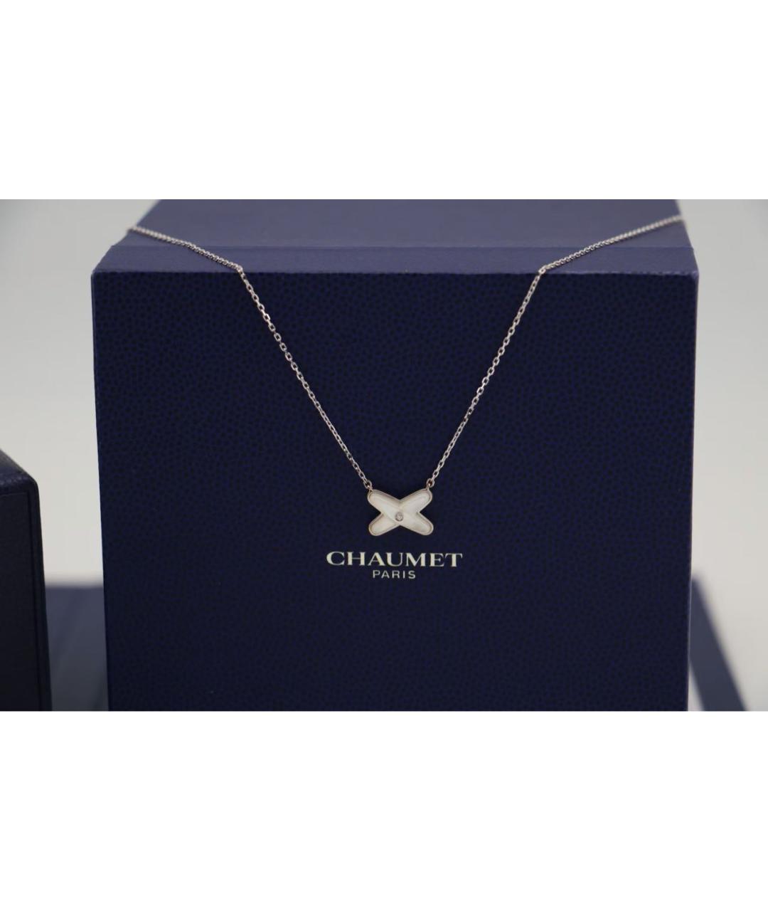 CHAUMET Белое колье из белого золота, фото 6