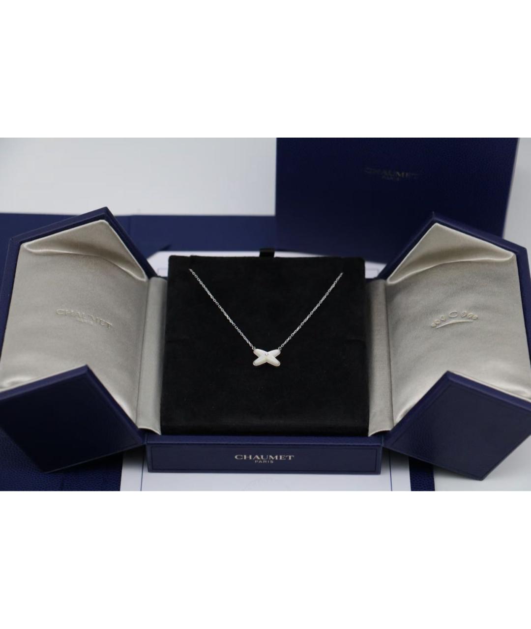 CHAUMET Белое колье из белого золота, фото 2