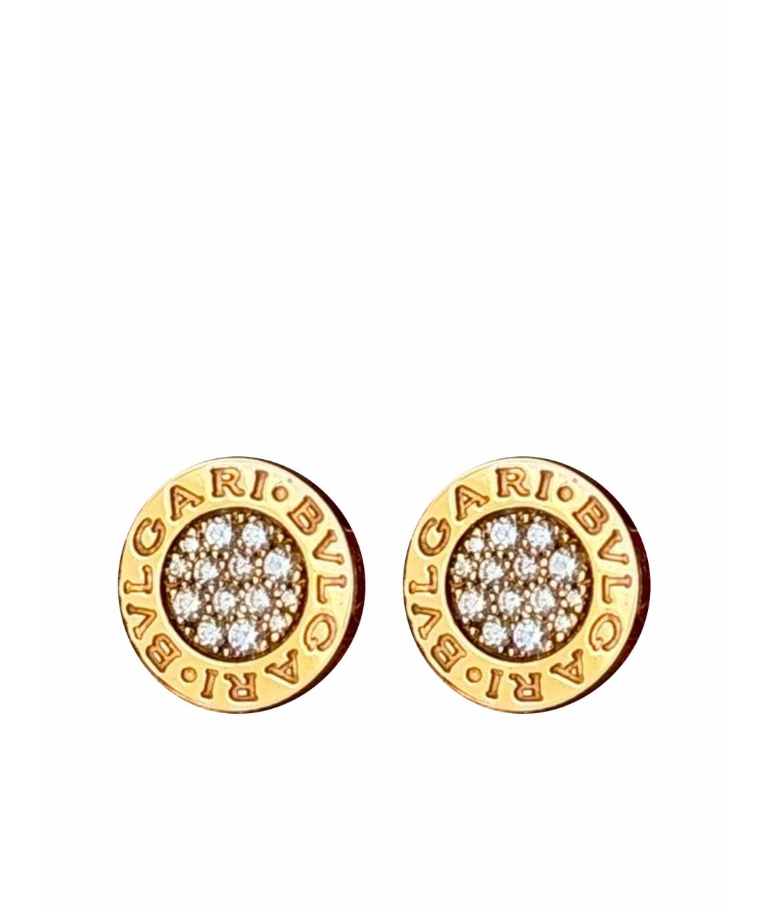 BVLGARI Золотые серьги из розового золота, фото 1