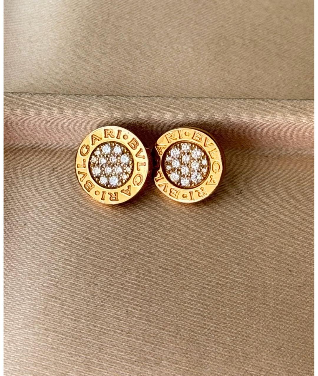 BVLGARI Золотые серьги из розового золота, фото 7