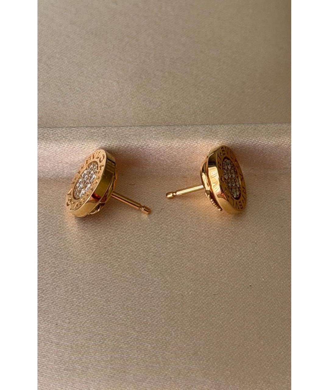 BVLGARI Золотые серьги из розового золота, фото 2