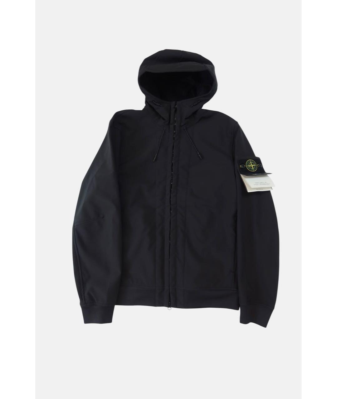 STONE ISLAND Черная полиэстеровая куртка, фото 8