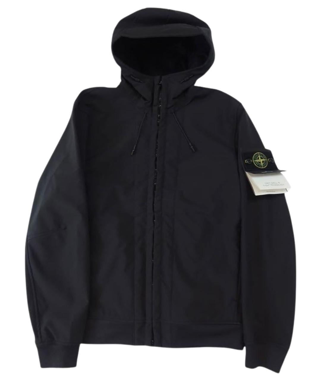 STONE ISLAND Черная полиэстеровая куртка, фото 1