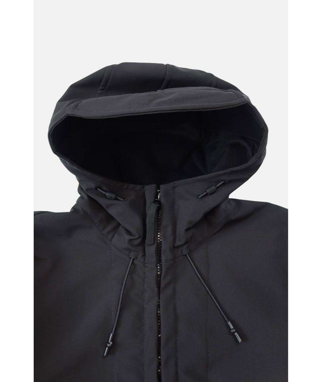 STONE ISLAND Черная полиэстеровая куртка, фото 6