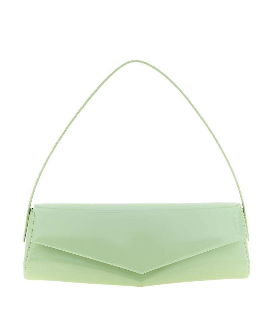 JIL SANDER Зеленая кожаная сумка через плечо, фото 1