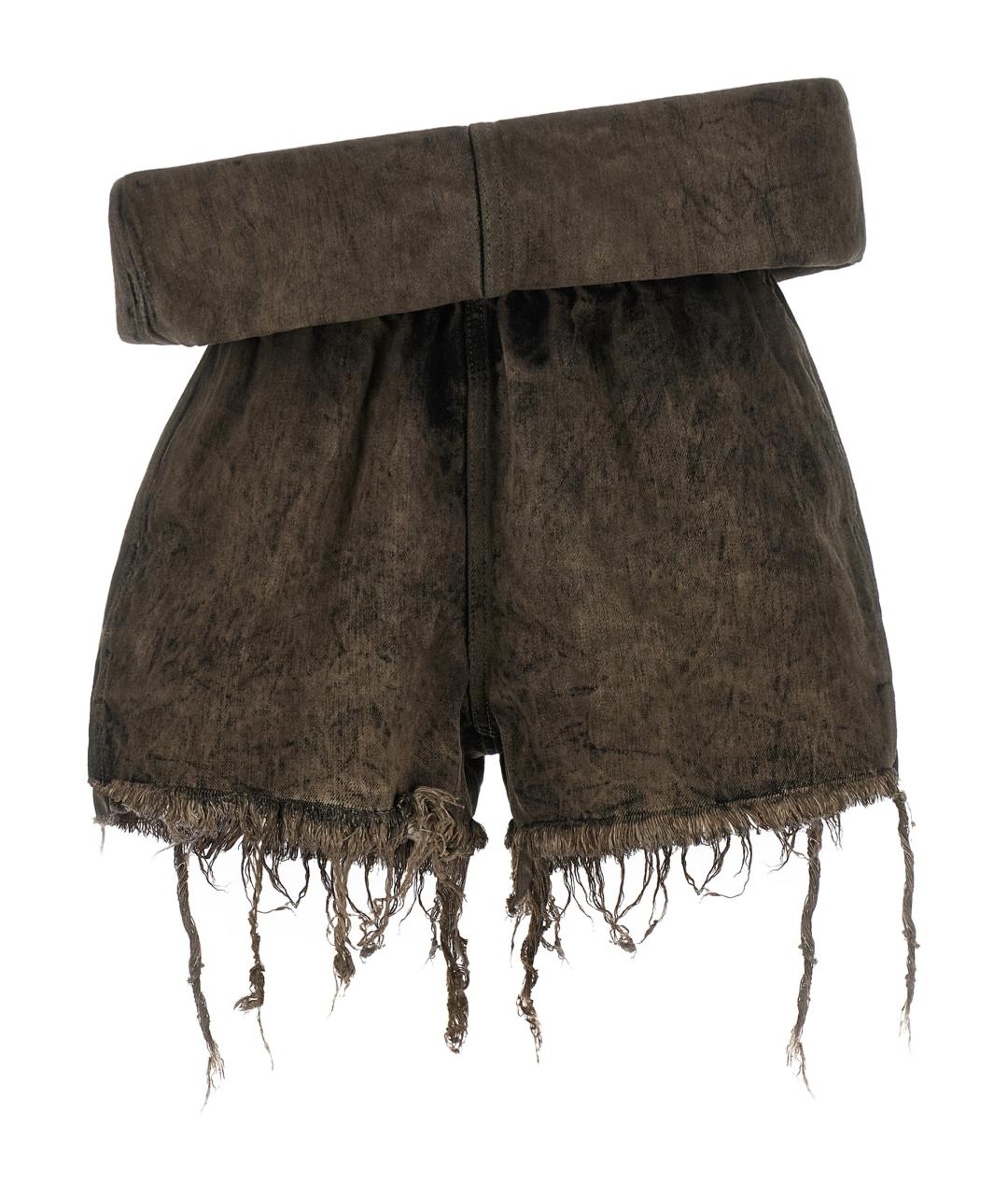 RICK OWENS Мульти хлопковые шорты, фото 1
