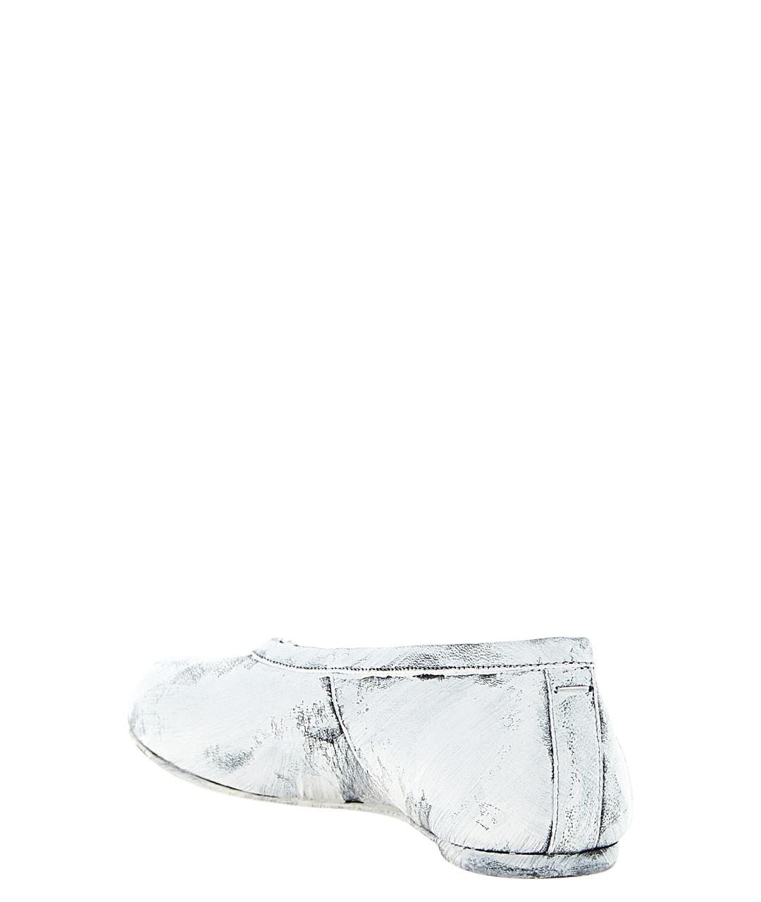 MAISON MARGIELA Белые кожаные балетки, фото 3
