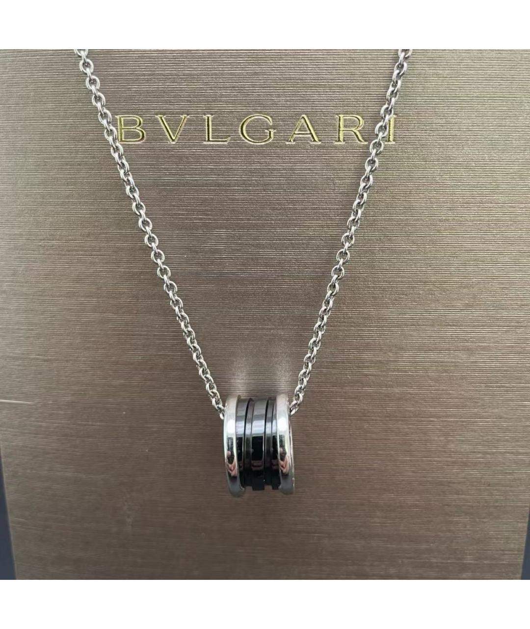 BVLGARI Белое колье из белого золота, фото 6