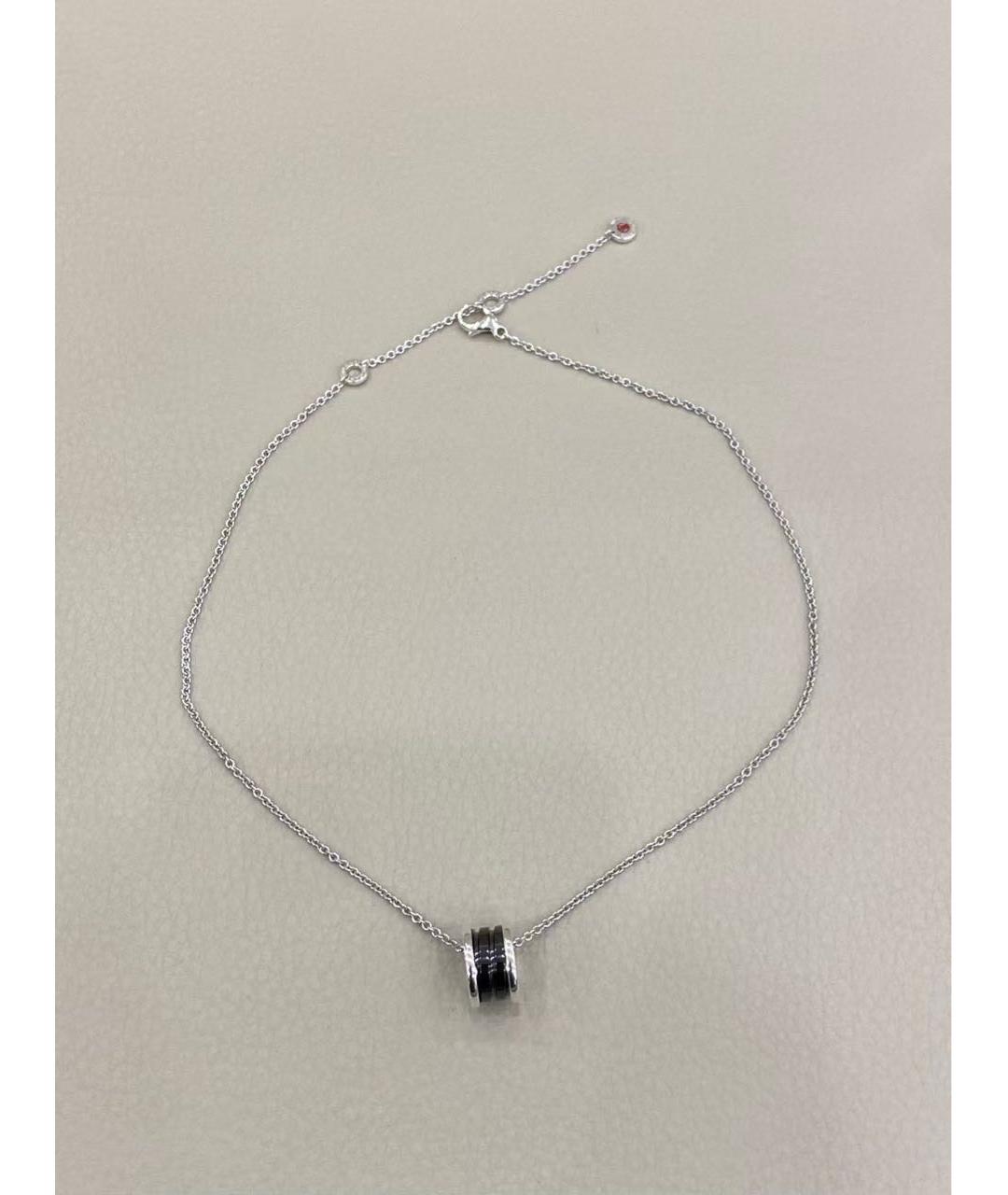 BVLGARI Белое колье из белого золота, фото 4