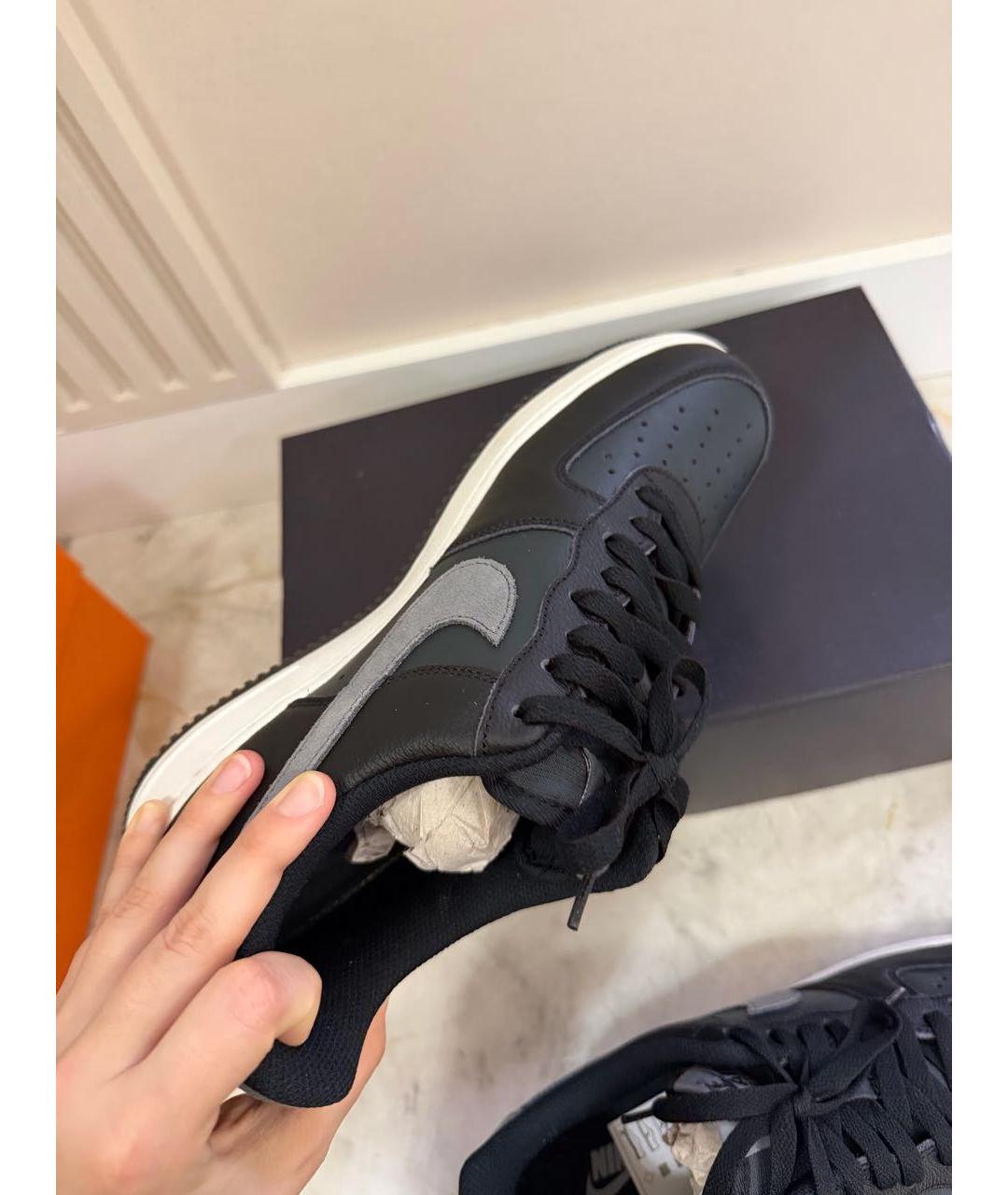 NIKE Черные низкие кроссовки / кеды, фото 4