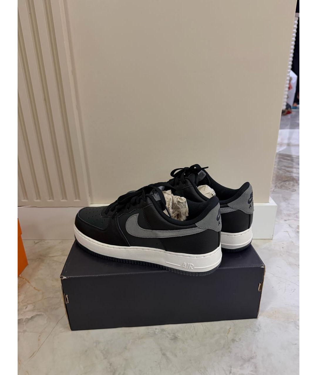 NIKE Черные низкие кроссовки / кеды, фото 2