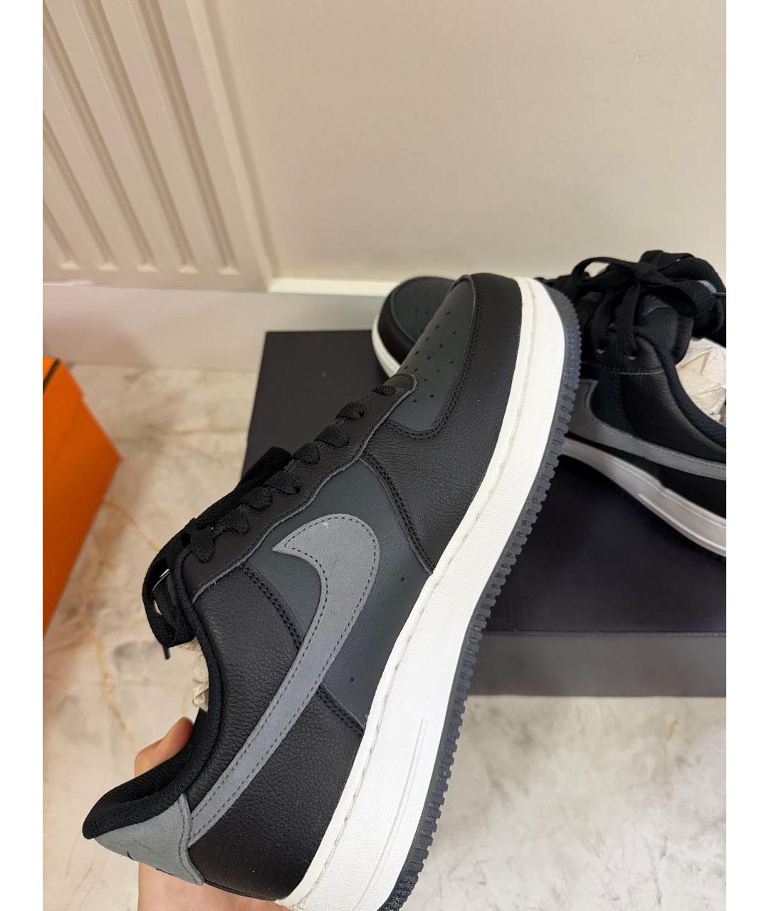 NIKE Черные низкие кроссовки / кеды, фото 7