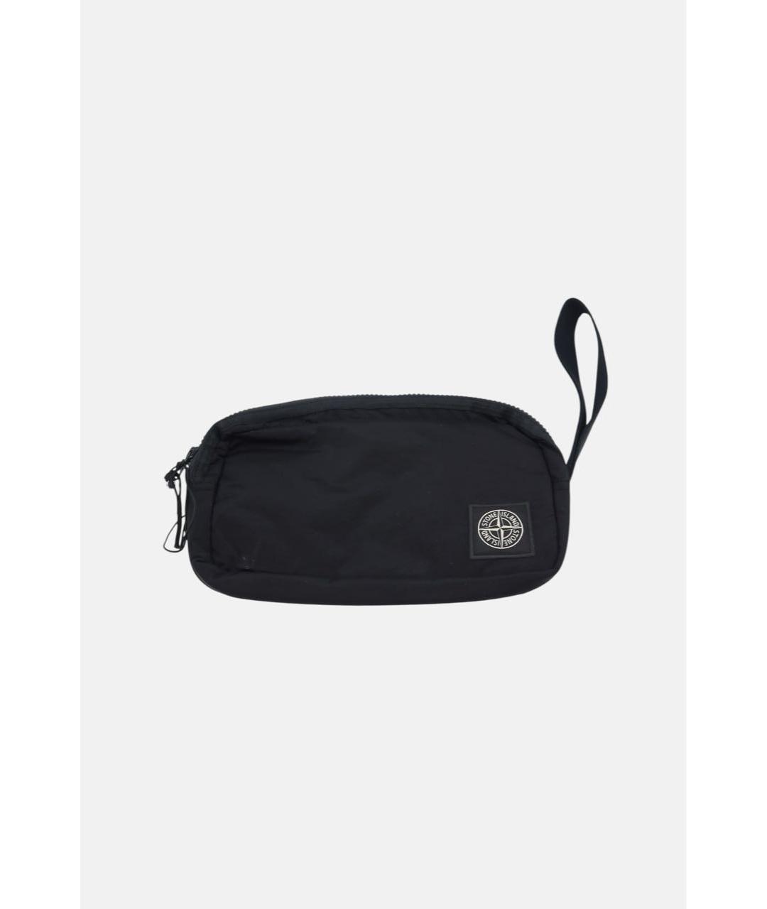 STONE ISLAND Черная барсетка, фото 4