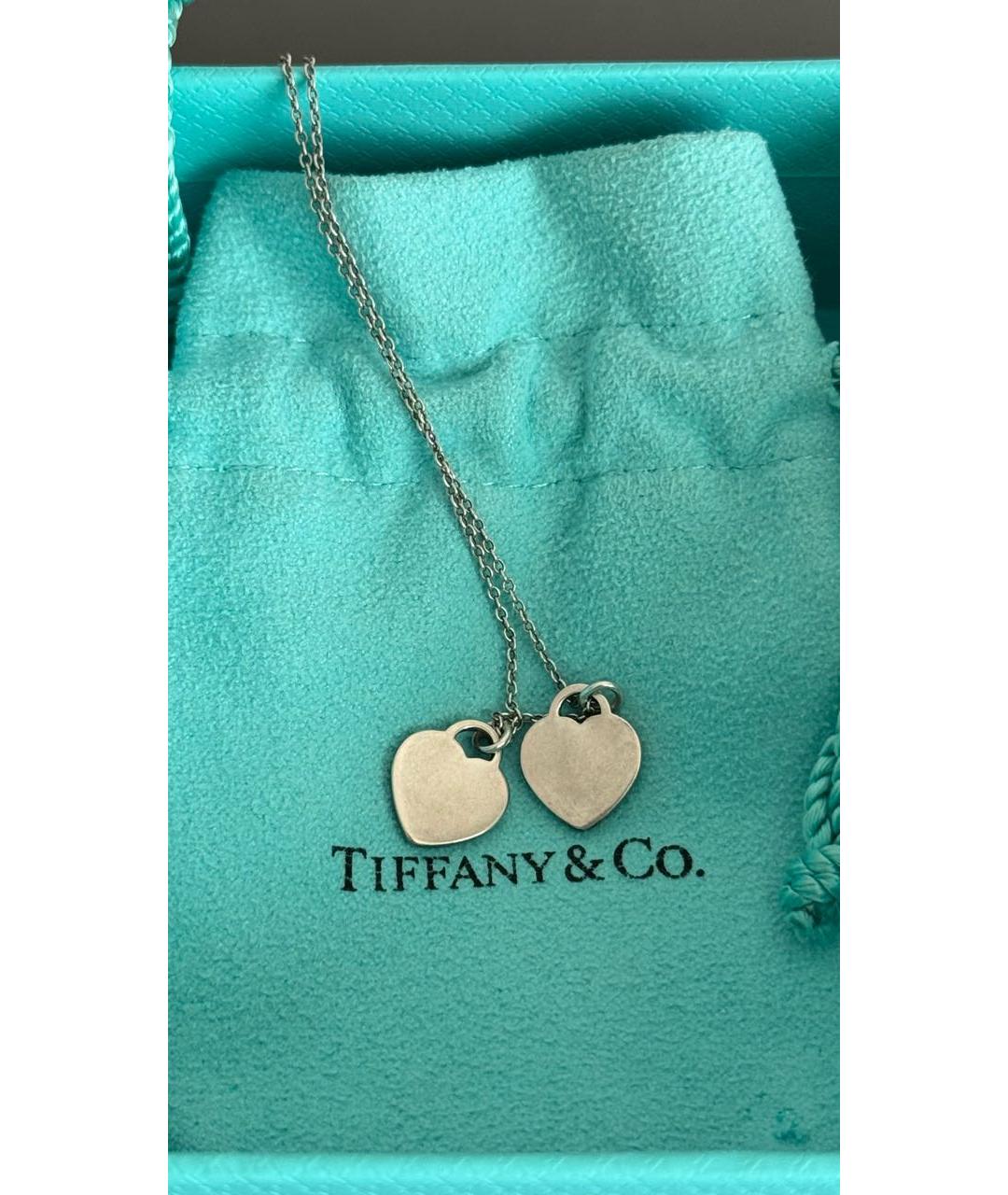 TIFFANY&CO Бирюзовая серебряная подвеска, фото 4