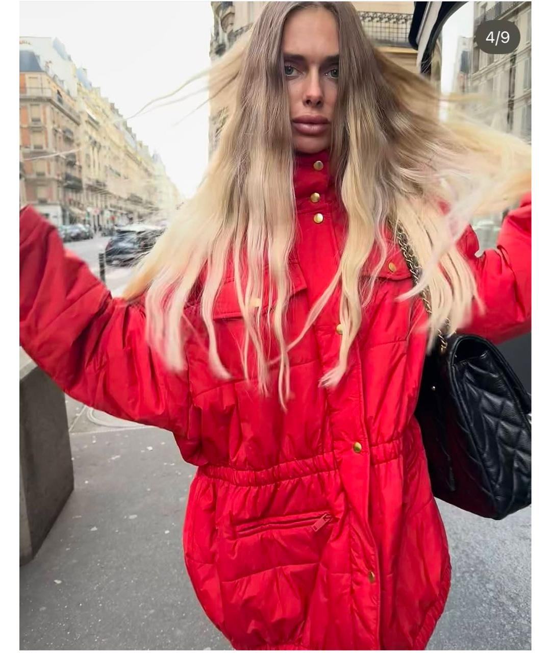 PERVERT Красная полиэстеровая куртка, фото 2