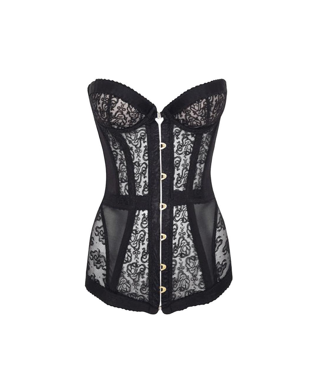 AGENT PROVOCATEUR Черный кружевной корсет, фото 2