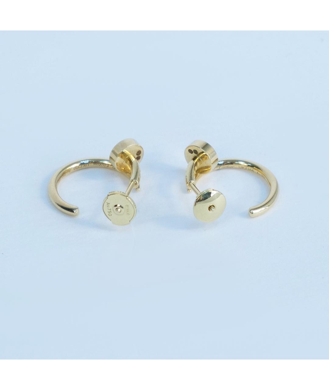 CARTIER Золотые серьги из желтого золота, фото 3