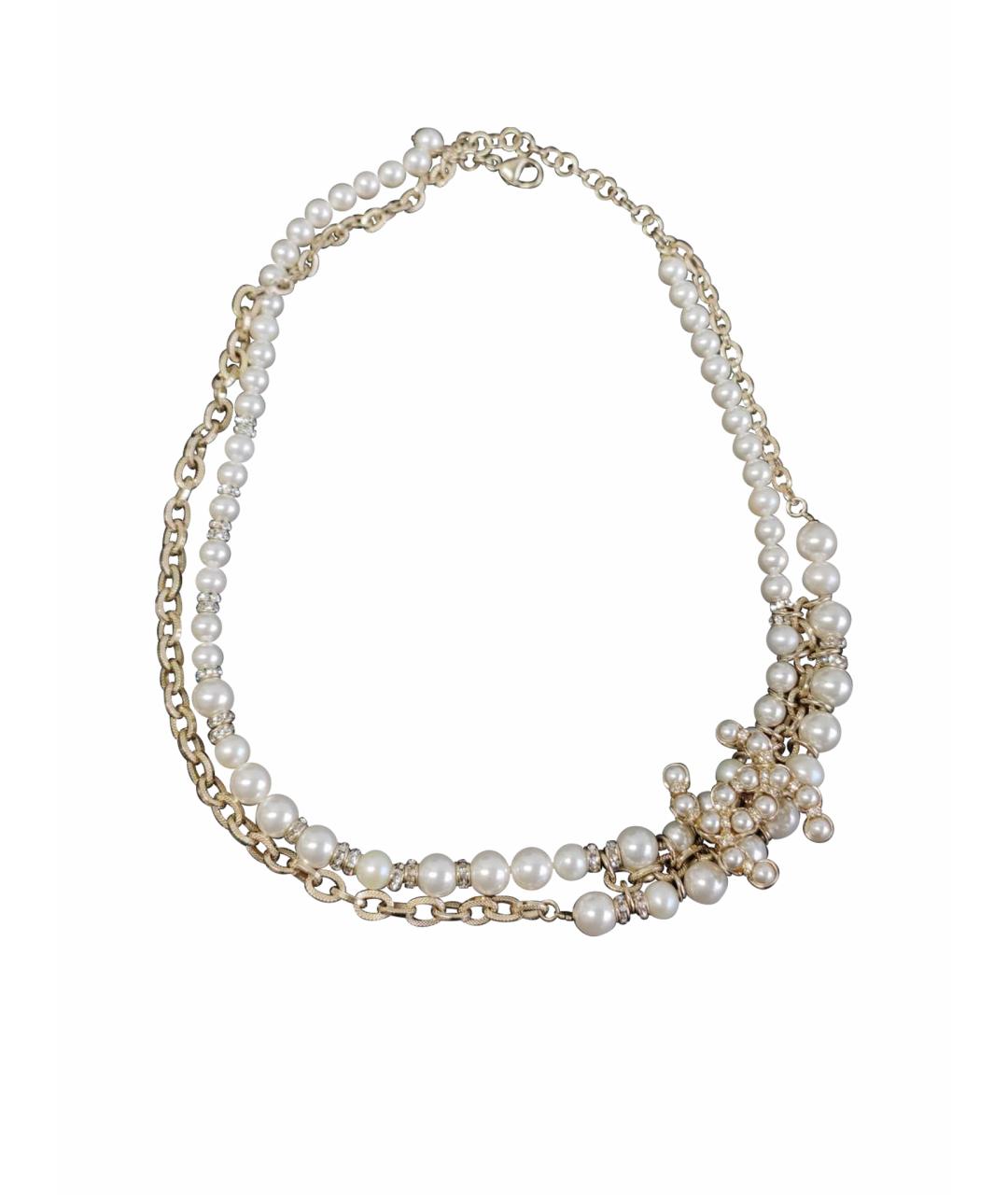 CHANEL Бежевое колье, фото 1