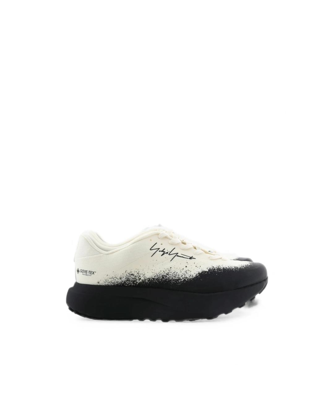 Y-3 Черные резиновые низкие кроссовки / кеды, фото 4