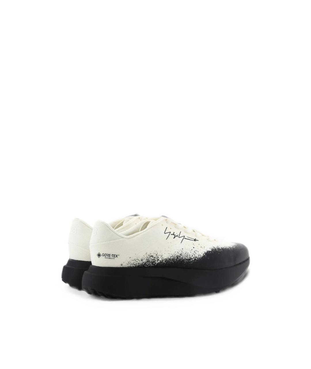 Y-3 Черные резиновые низкие кроссовки / кеды, фото 3
