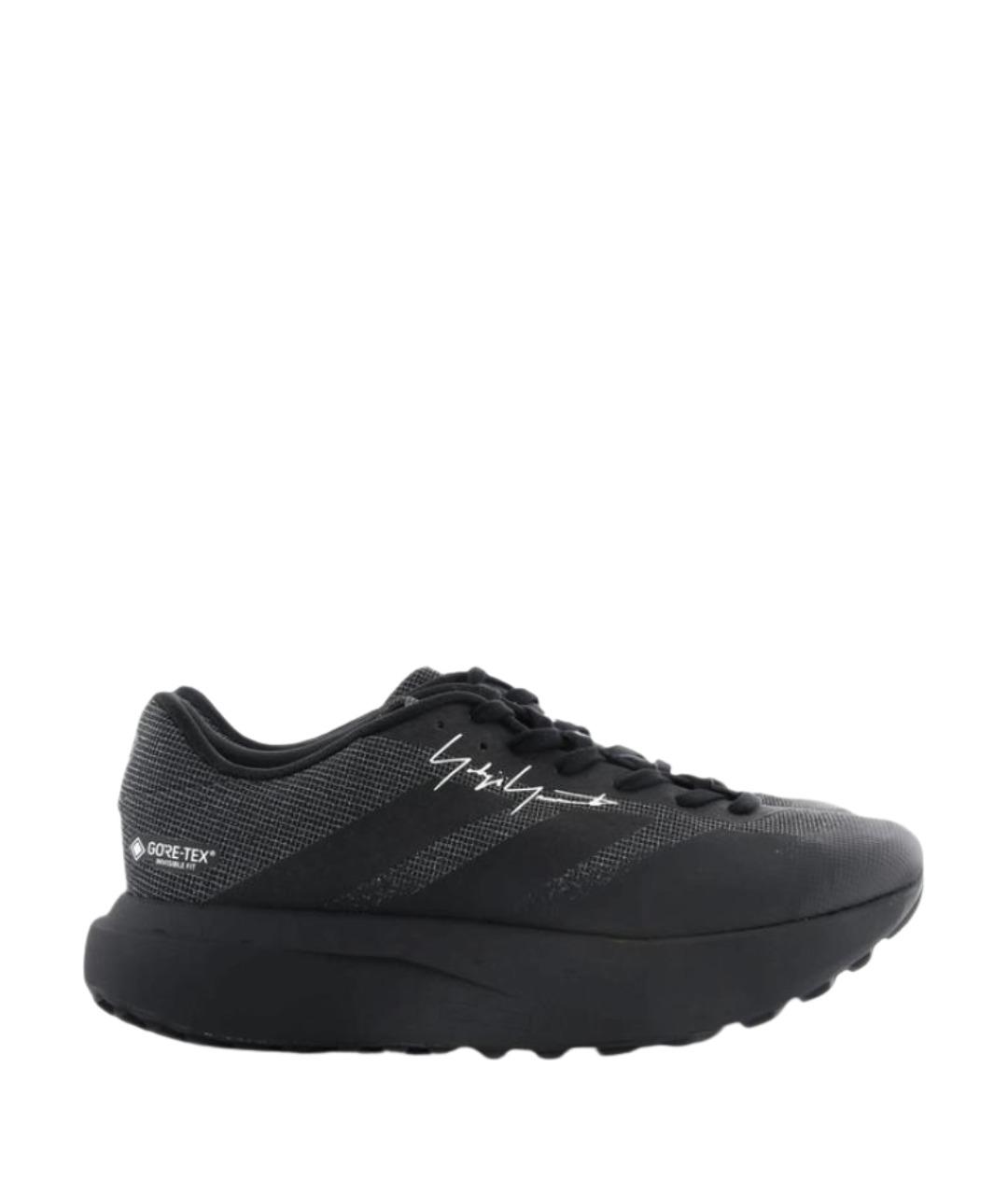 Y-3 Черные резиновые низкие кроссовки / кеды, фото 1