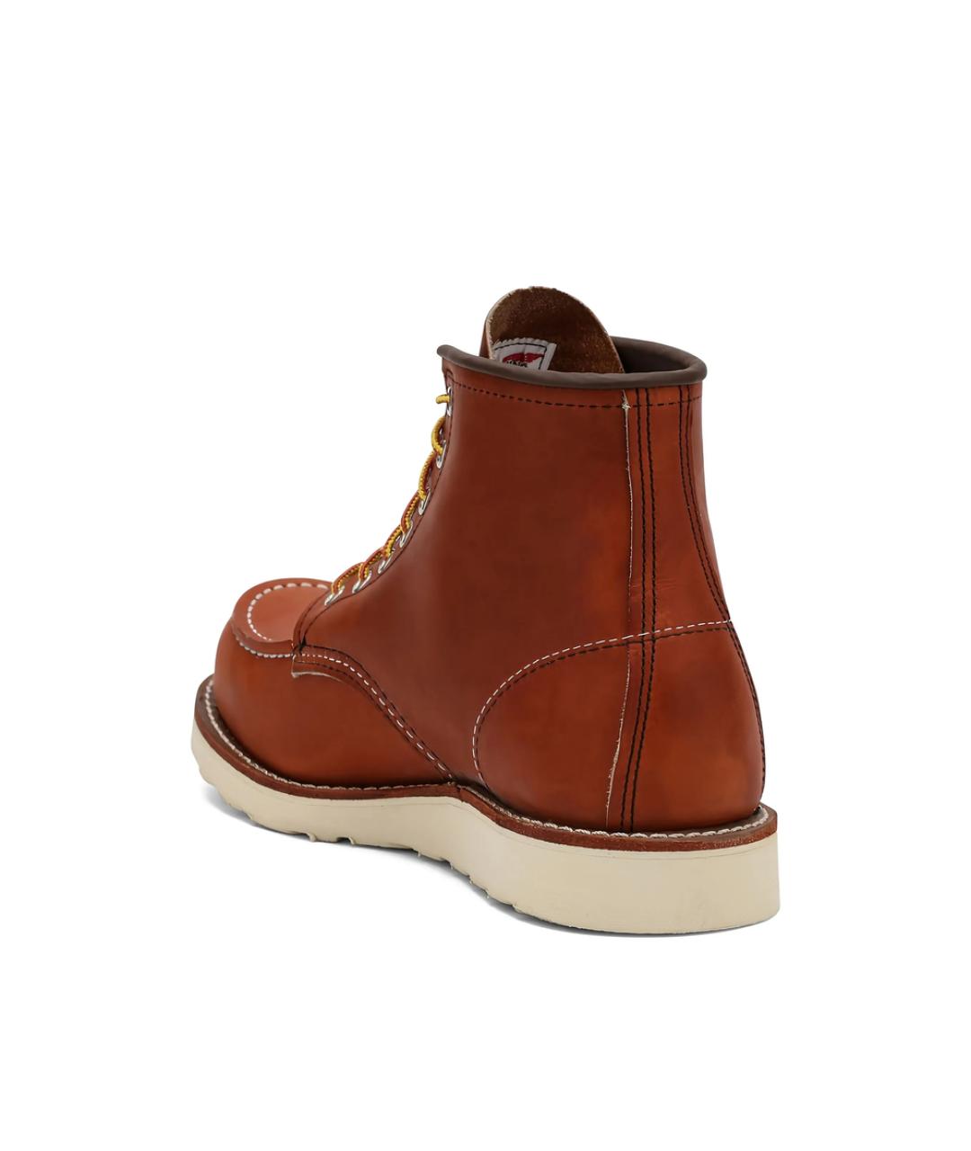 RED WING Коричневые кожаные высокие ботинки, фото 2