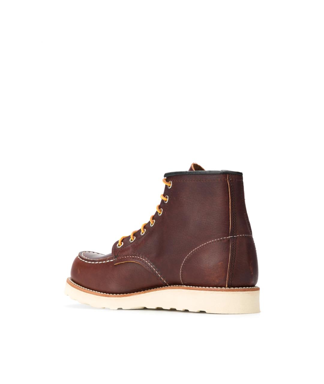 RED WING Коричневые кожаные высокие ботинки, фото 3