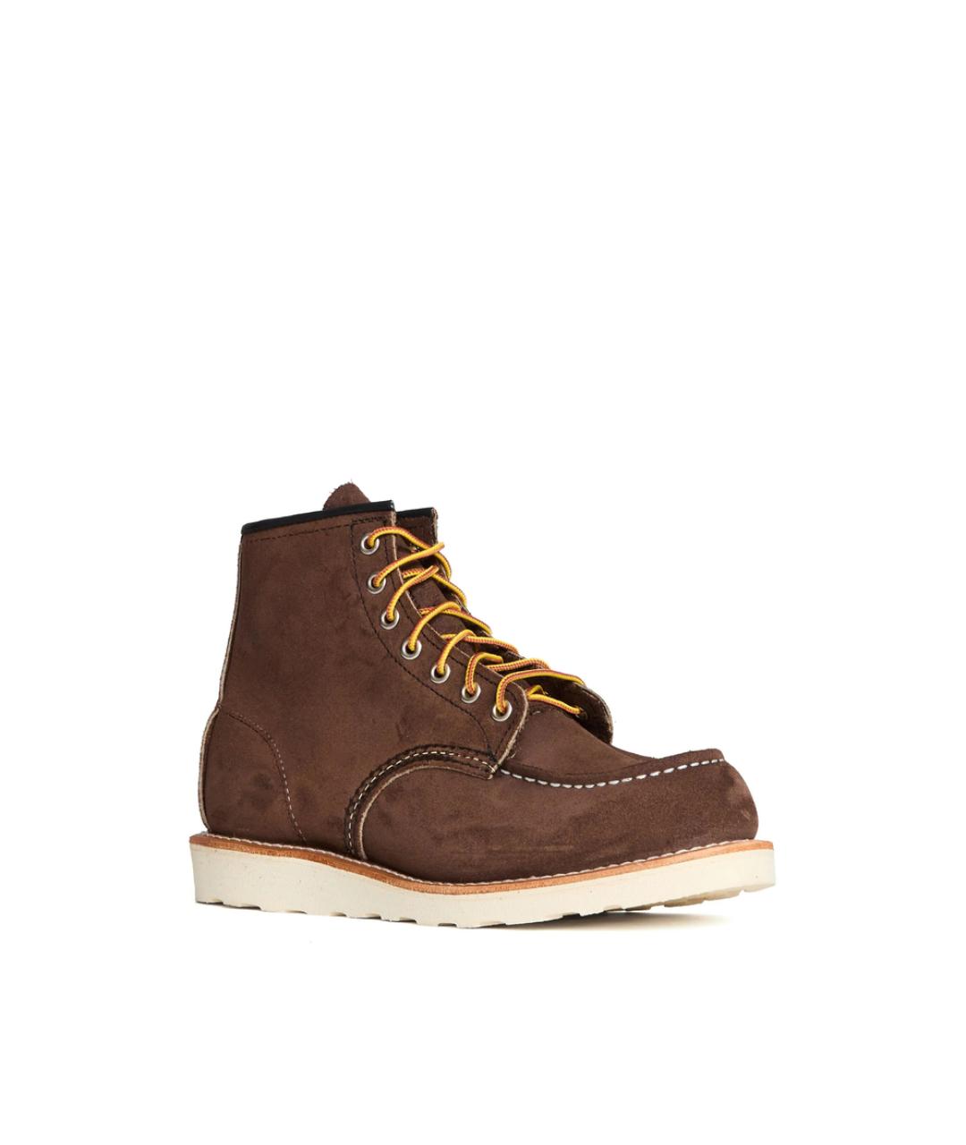 RED WING Коричневые кожаные низкие кроссовки / кеды, фото 2