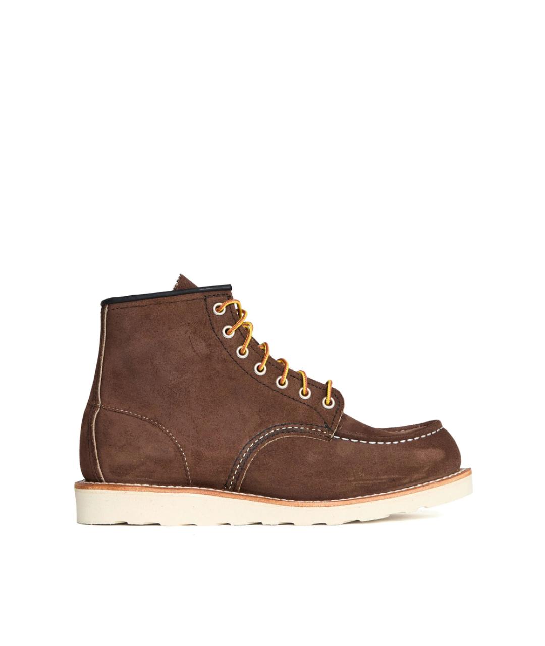 RED WING Коричневые кожаные низкие кроссовки / кеды, фото 3
