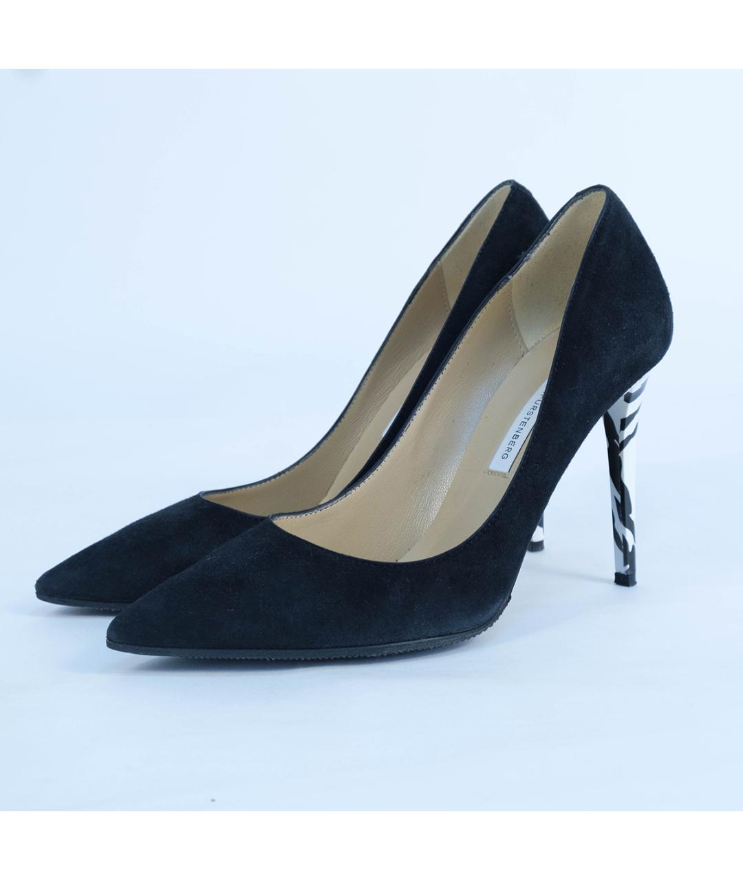 DIANE VON FURSTENBERG Черные кожаные туфли, фото 3