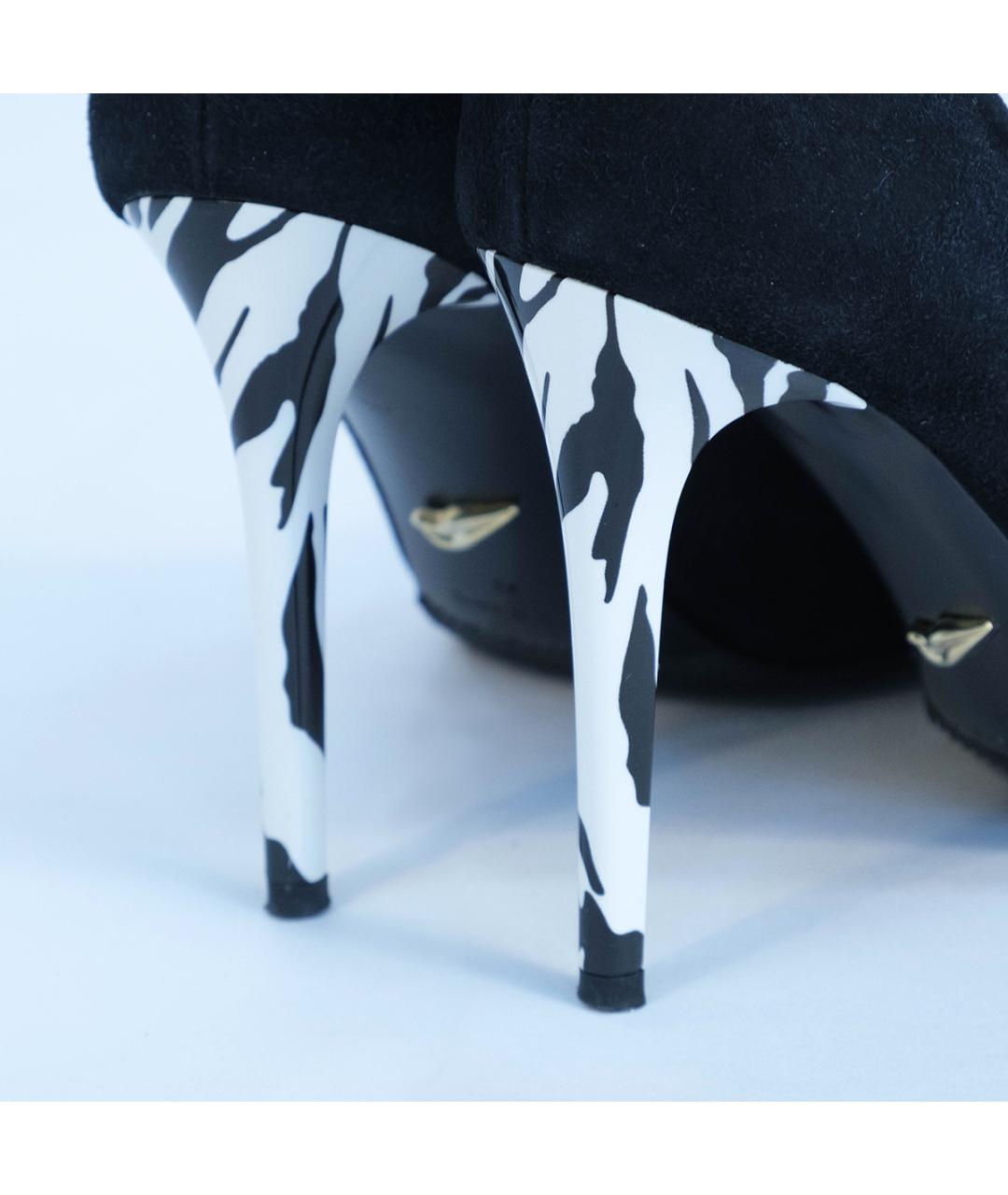DIANE VON FURSTENBERG Черные кожаные туфли, фото 6