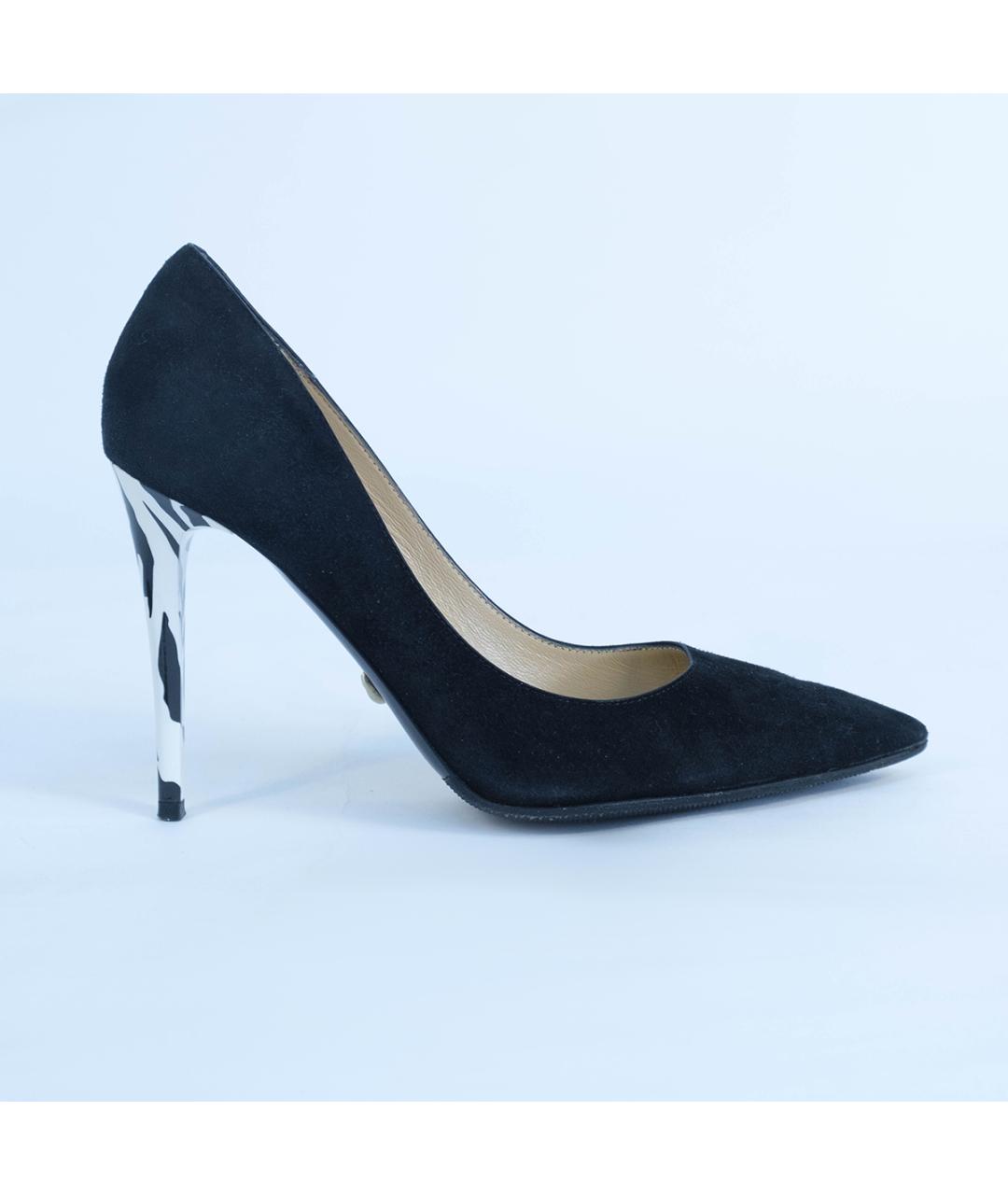 DIANE VON FURSTENBERG Черные кожаные туфли, фото 2