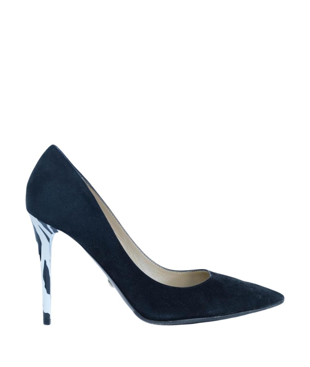 DIANE VON FURSTENBERG Черные кожаные туфли, фото 1