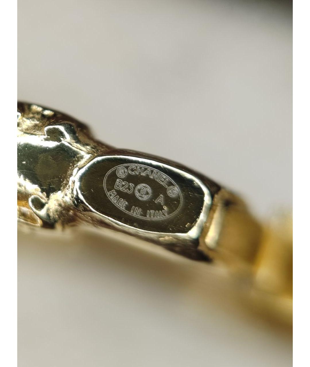 CHANEL Золотые серьги, фото 5