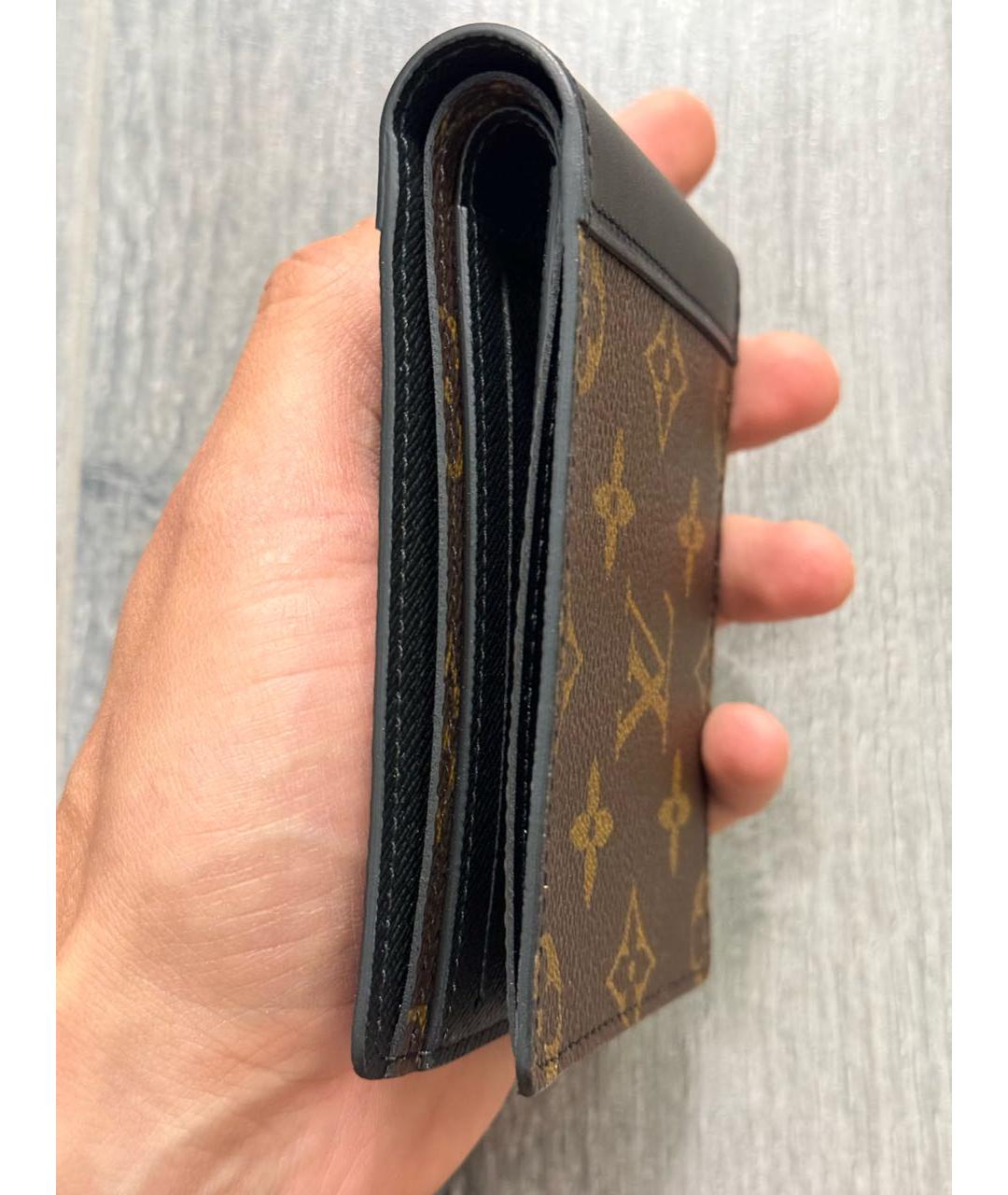 LOUIS VUITTON Коричневый кошелек, фото 4