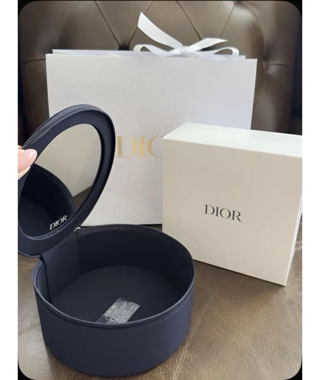 CHRISTIAN DIOR Темно-синяя косметичка, фото 6