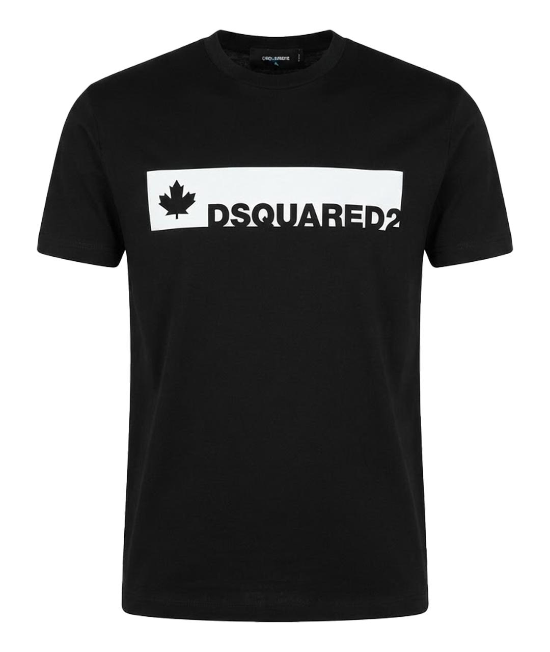 DSQUARED2 Черная хлопковая футболка, фото 1