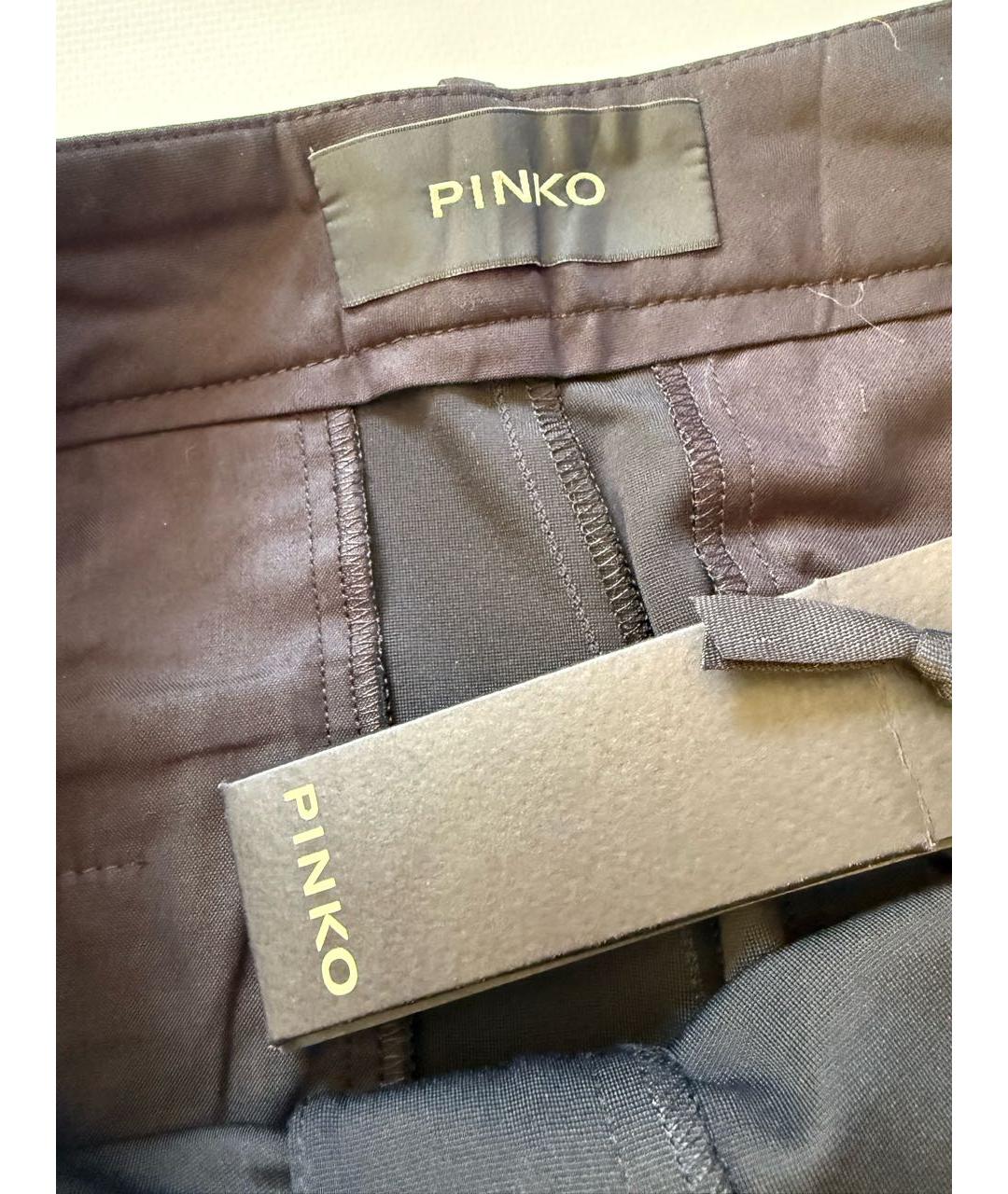 PINKO Черные хлопковые шорты, фото 3