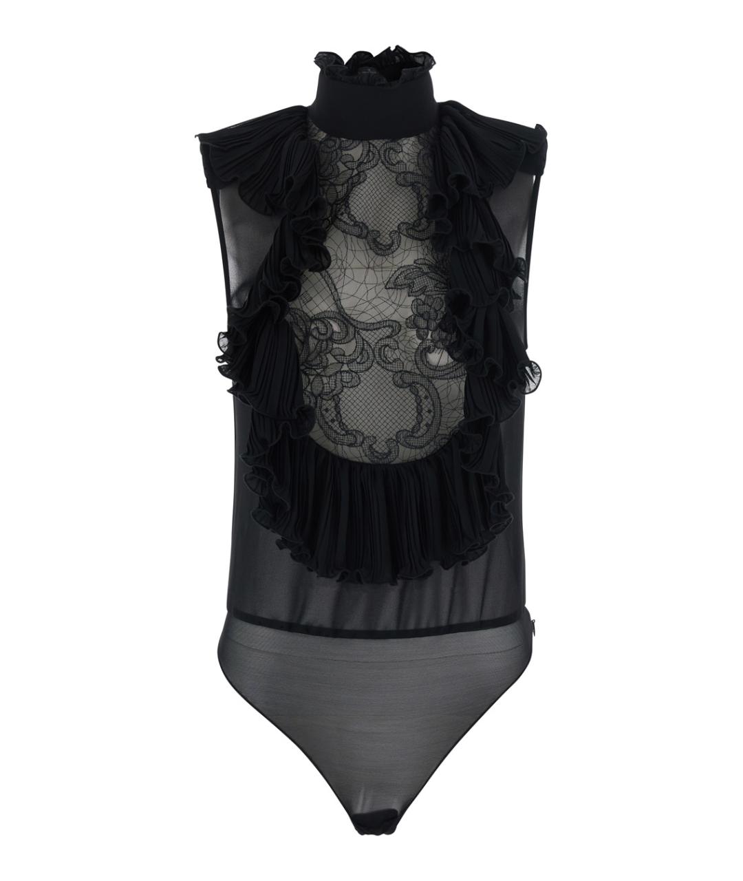 ELISABETTA FRANCHI Черное боди, фото 1
