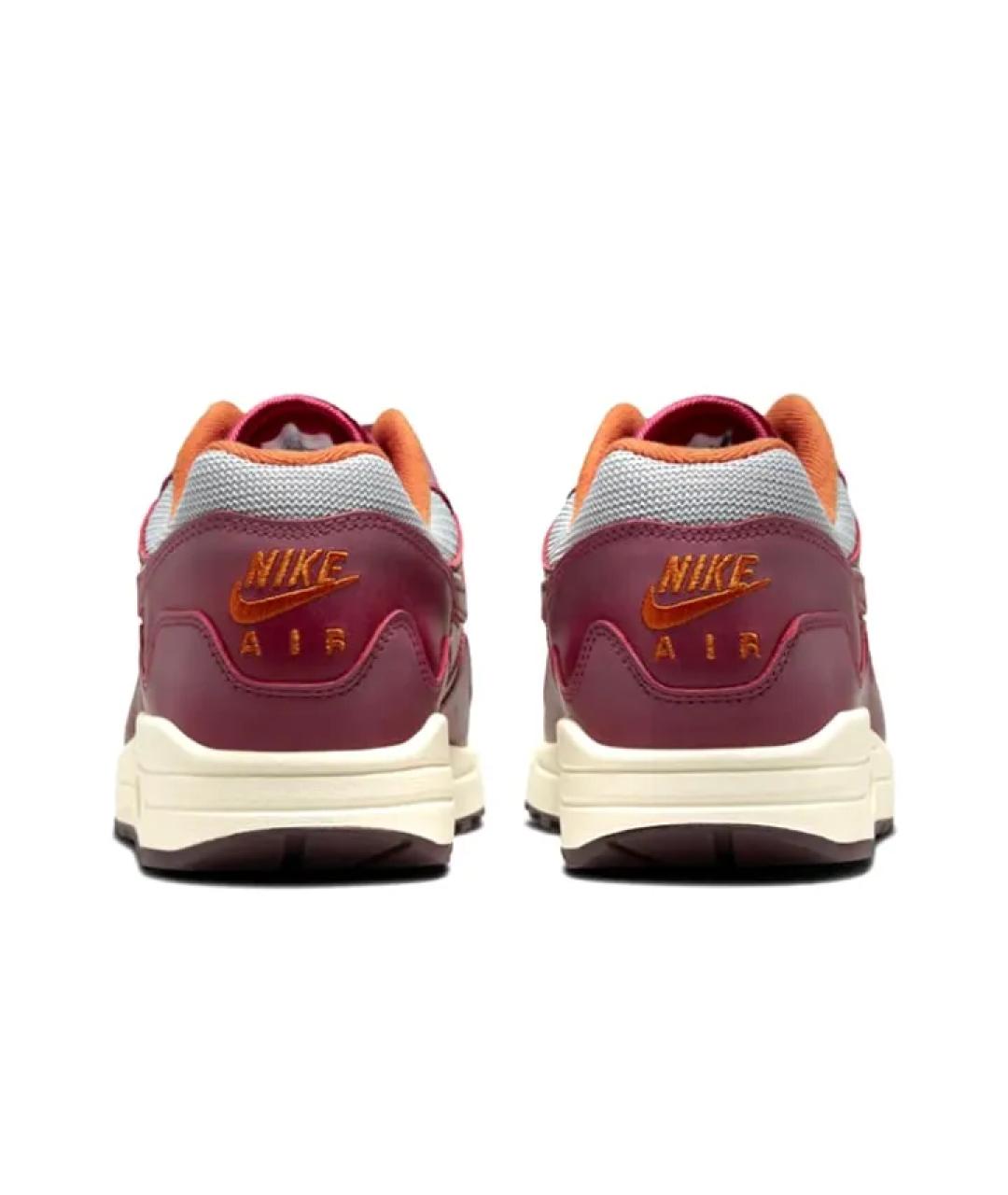 NIKE Бордовые замшевые кроссовки, фото 5