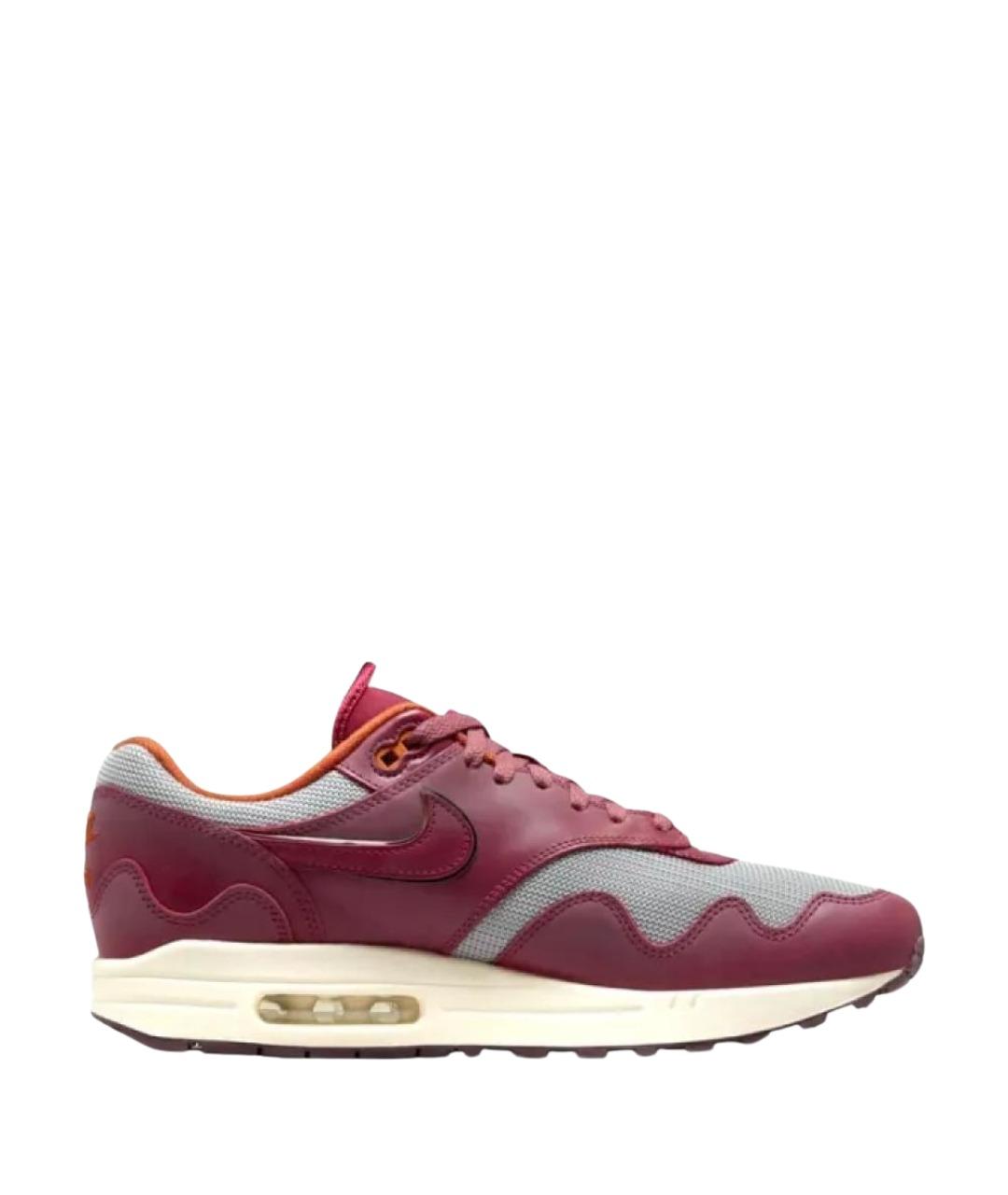 NIKE Бордовые замшевые кроссовки, фото 1