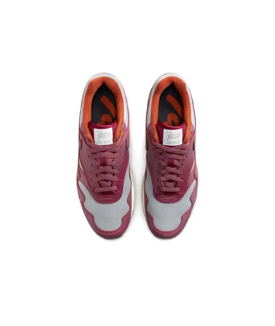 NIKE Бордовые замшевые кроссовки, фото 4