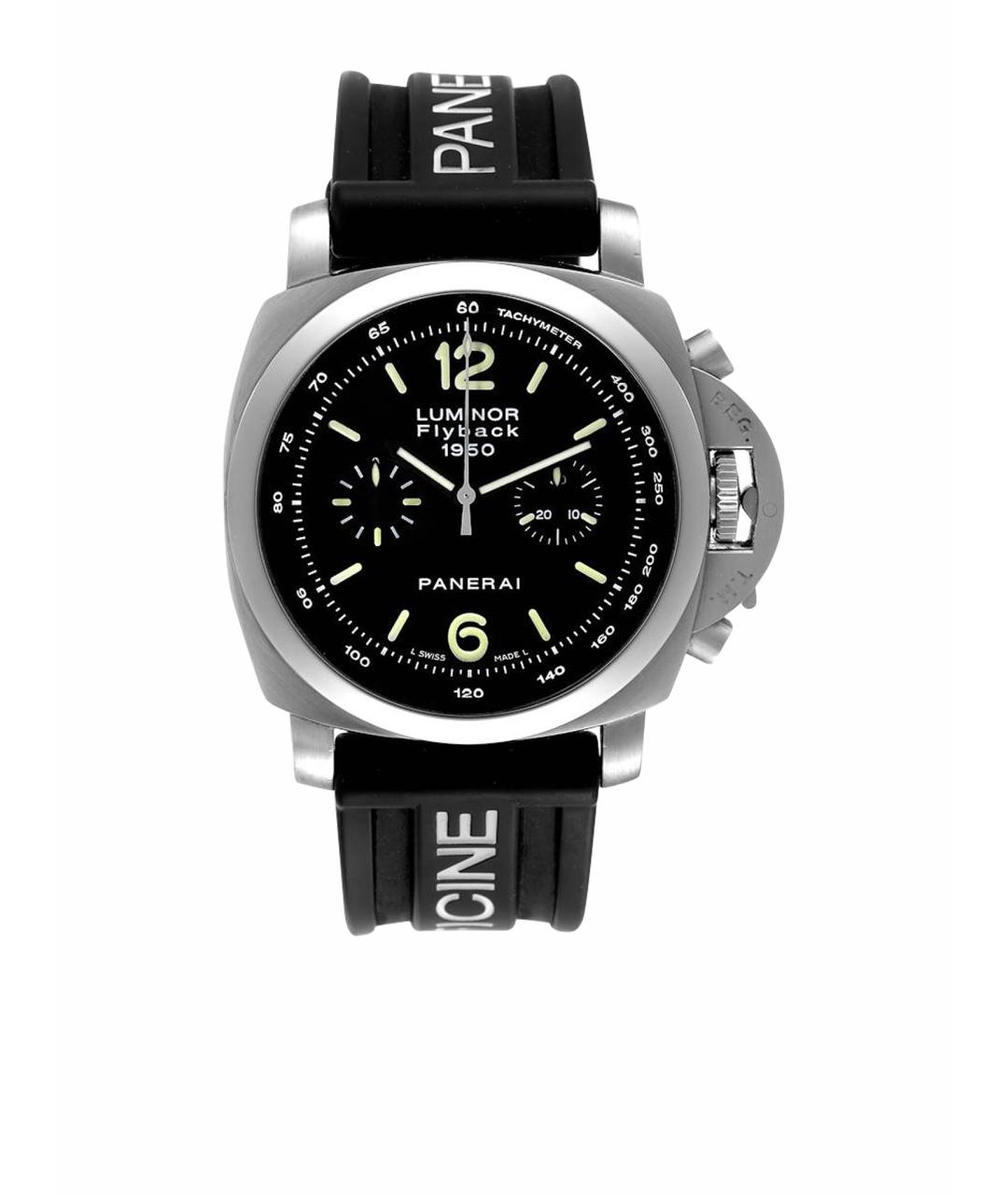 PANERAI Черные металлические часы, фото 1
